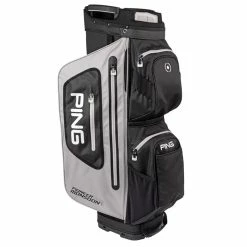Ping Pioneer Monsoon 201 Golf Cart Bag - Light Grey/Black/White