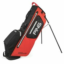 Ping Hoofer Monsoon Golf Stand Bag - Scarlet/Black/White