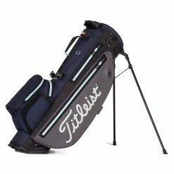Titleist Players 4+ StaDry Golf Stand Bag - Graphite/Navy/Sky