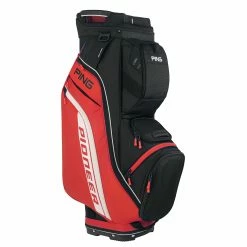 Ping Pioneer 214 Cart Bag - Red/Black