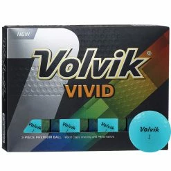 Volvik Vivid Golf Balls 12Pack UNISEX MINT GREEN