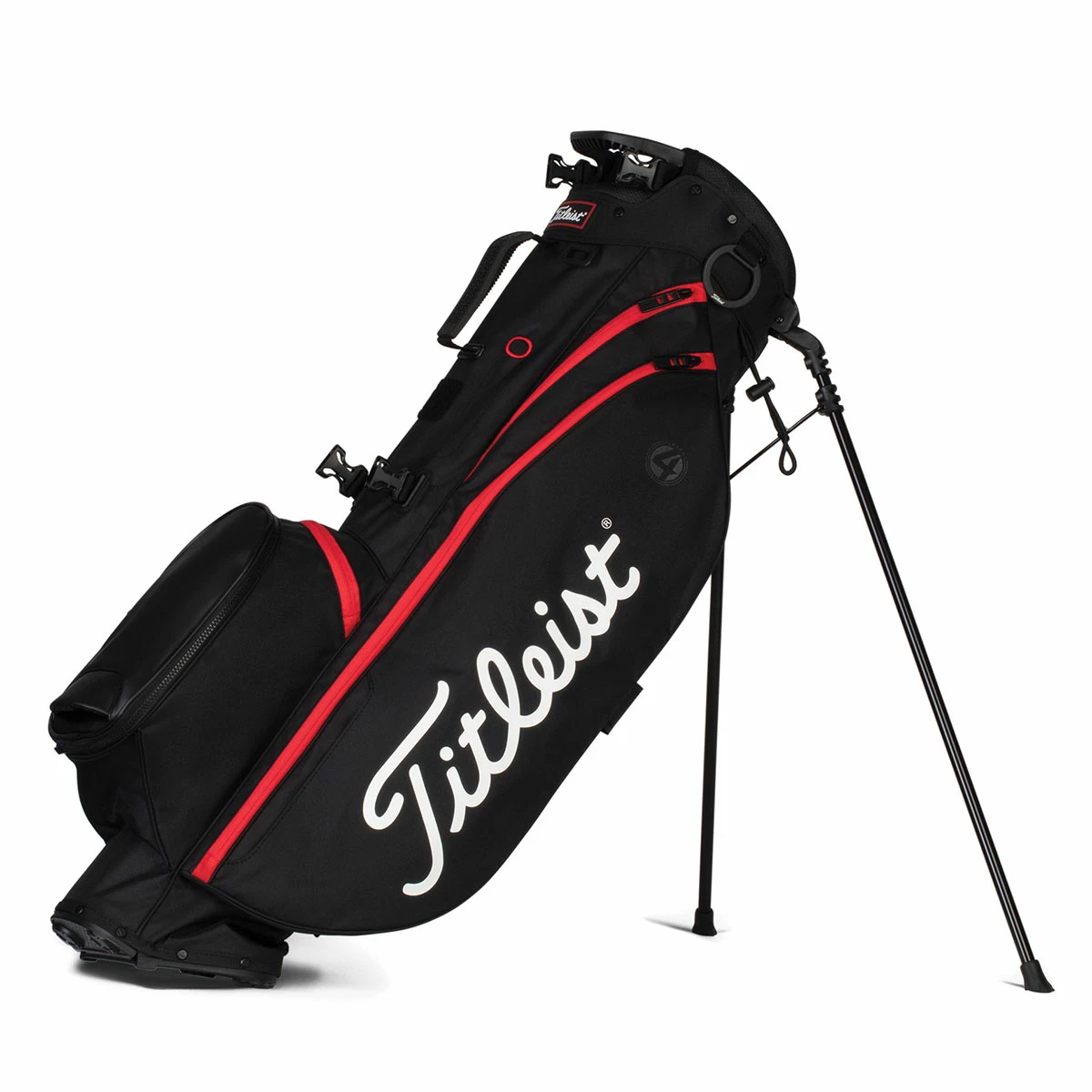 Titleist Players 4 Stand Bag UNISEX ONE SIZE BLKBLKRED