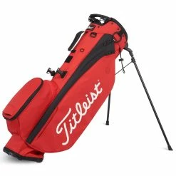 Titleist Players 4 Stand Bag RED BLACK