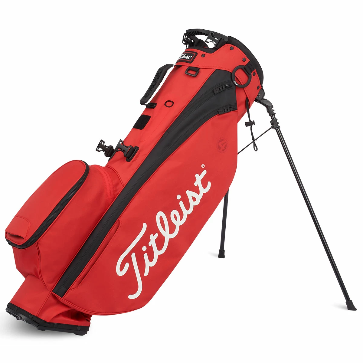 Titleist Players 4 Stand Bag RED BLACK