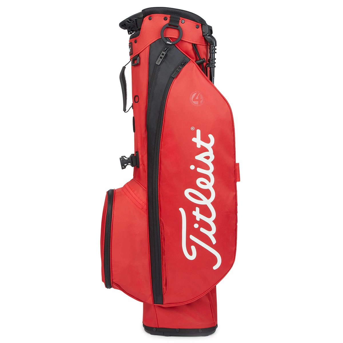 Titleist Players 4 Stand Bag RED BLACK - Image 5