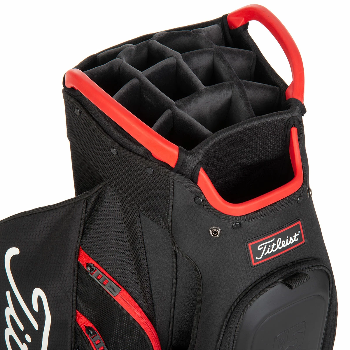 Titleist Cart 15 Cart Bag ONE SIZE BLKBLKRED - Image 4