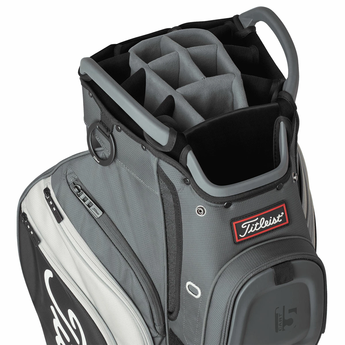 Titleist Cart 15 Cart Bag UNISEX ONE SIZE CHARBLKGY - Image 4