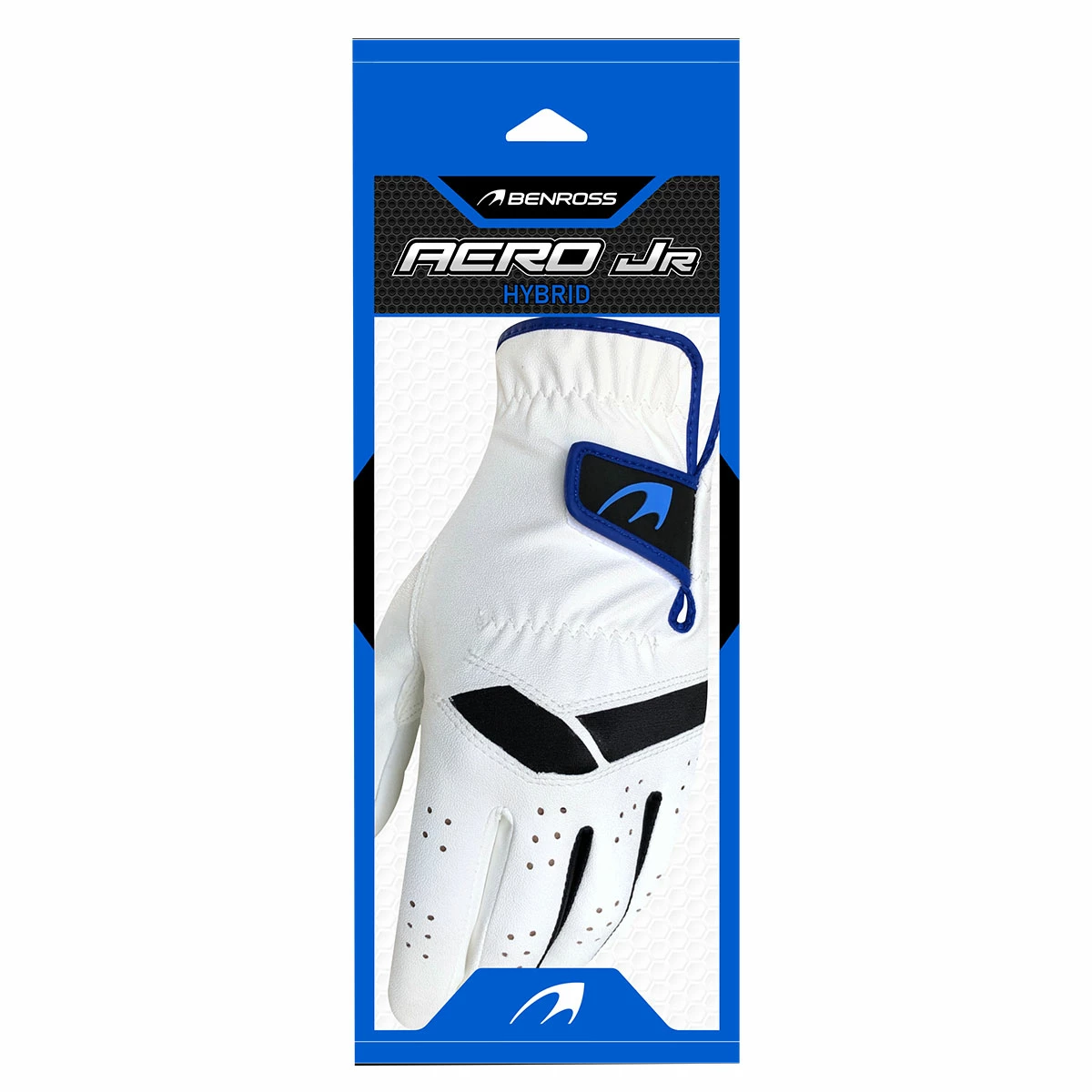 Benross Aero Hybrid Glove Jnr UNISEX SMALL WHT ORANGE - Image 6