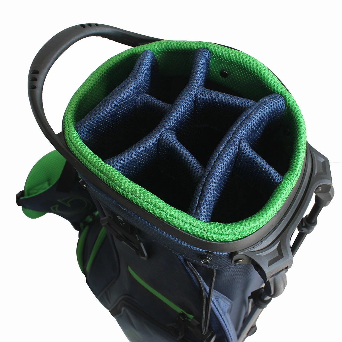 Golfino Premium Stand Bag MENS ONE SIZE NAVY GREEN - Image 4