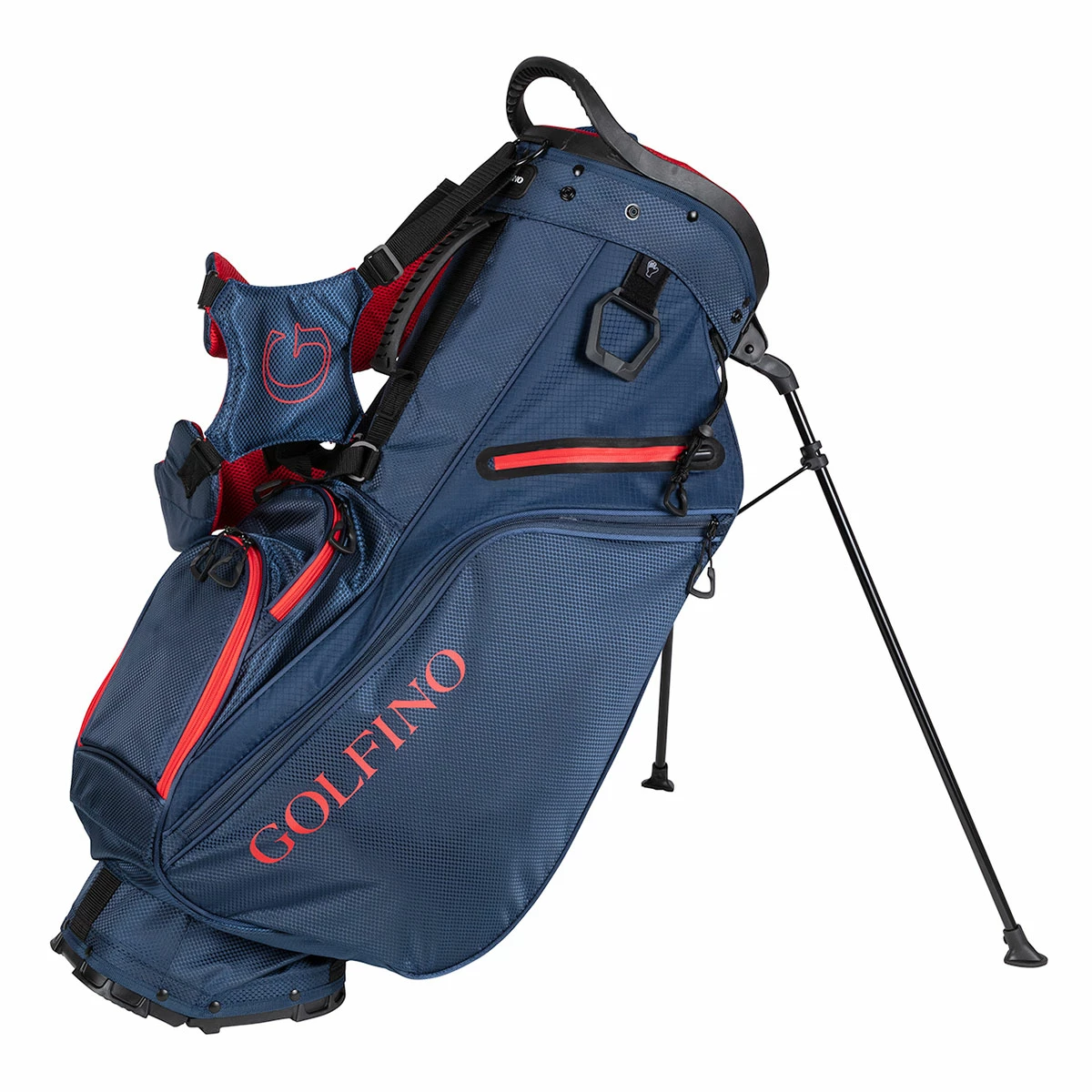 Golfino Premium Stand Bag MENS ONE SIZE BLKSILVER - Image 5