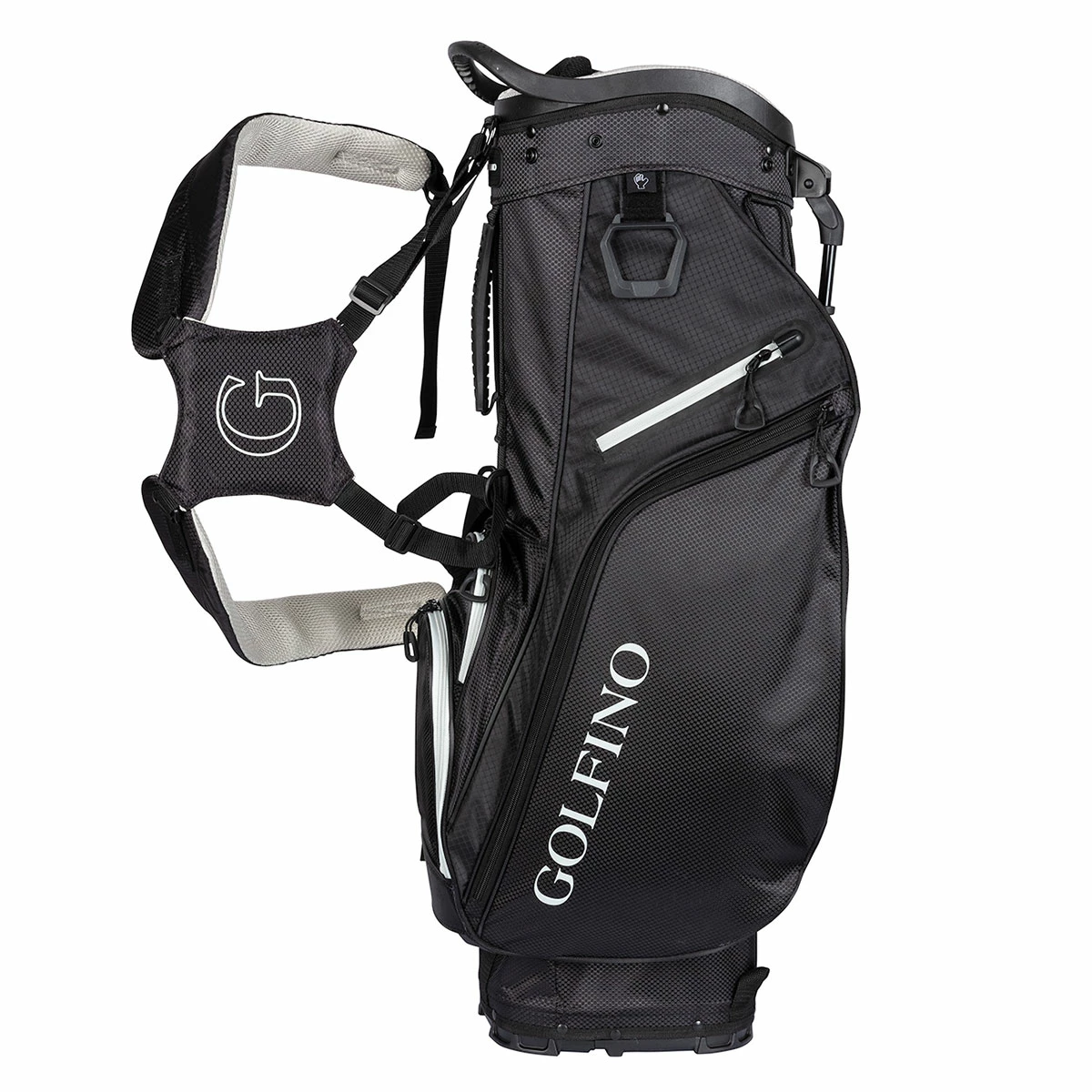 Golfino Premium Stand Bag MENS ONE SIZE BLKSILVER - Image 3