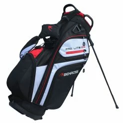 Benross Pro-lite 2 Stand Bag UNISEX ONE SIZE BLKWHTRED