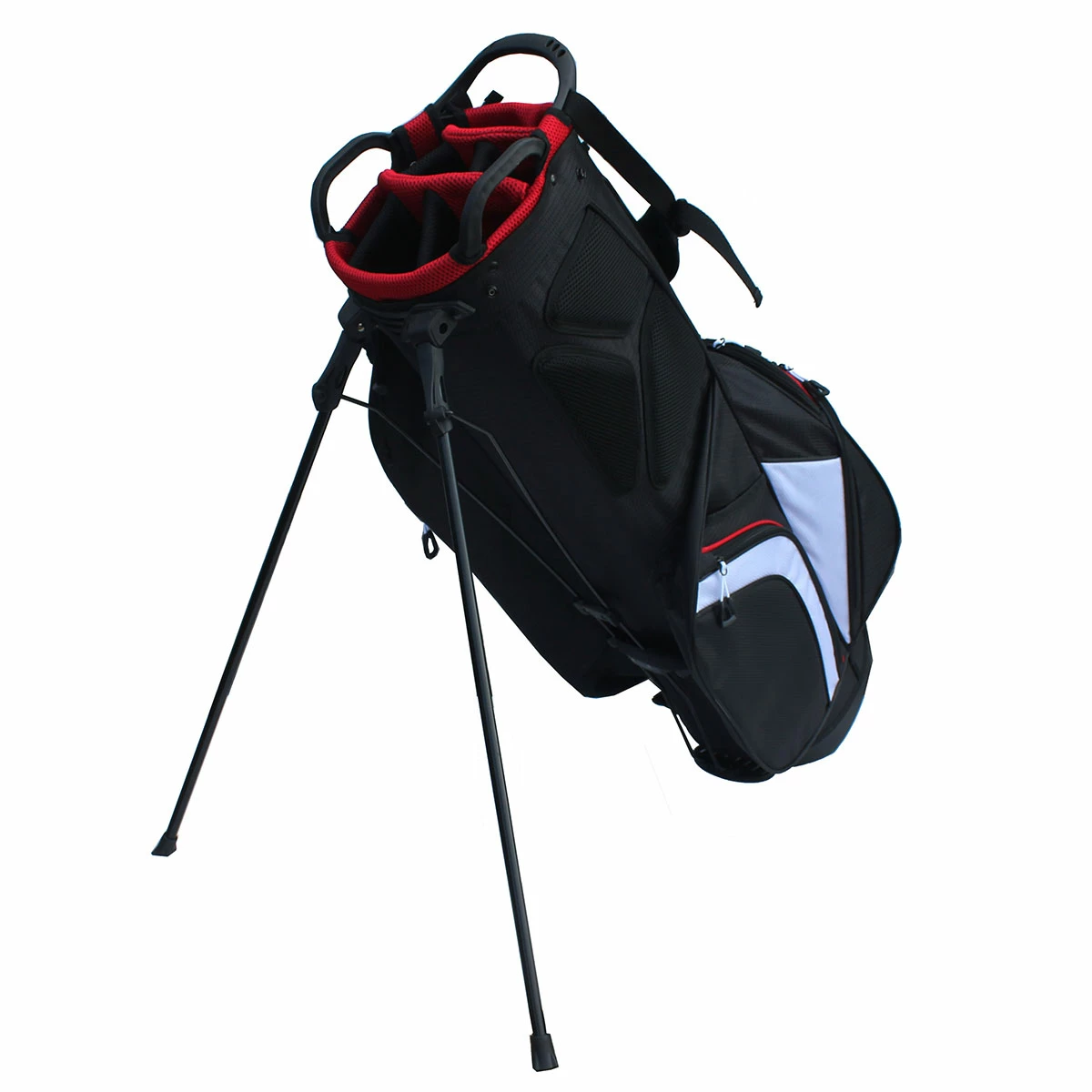 Benross Pro-lite 2 Stand Bag UNISEX ONE SIZE BLKWHTRED - Image 2