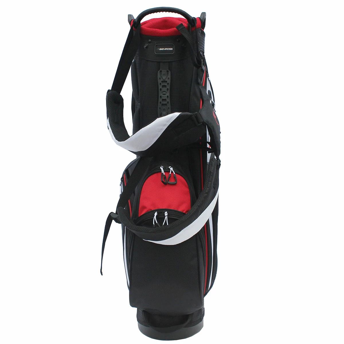Benross Pro-lite 2 Stand Bag UNISEX ONE SIZE BLKWHTRED - Image 3