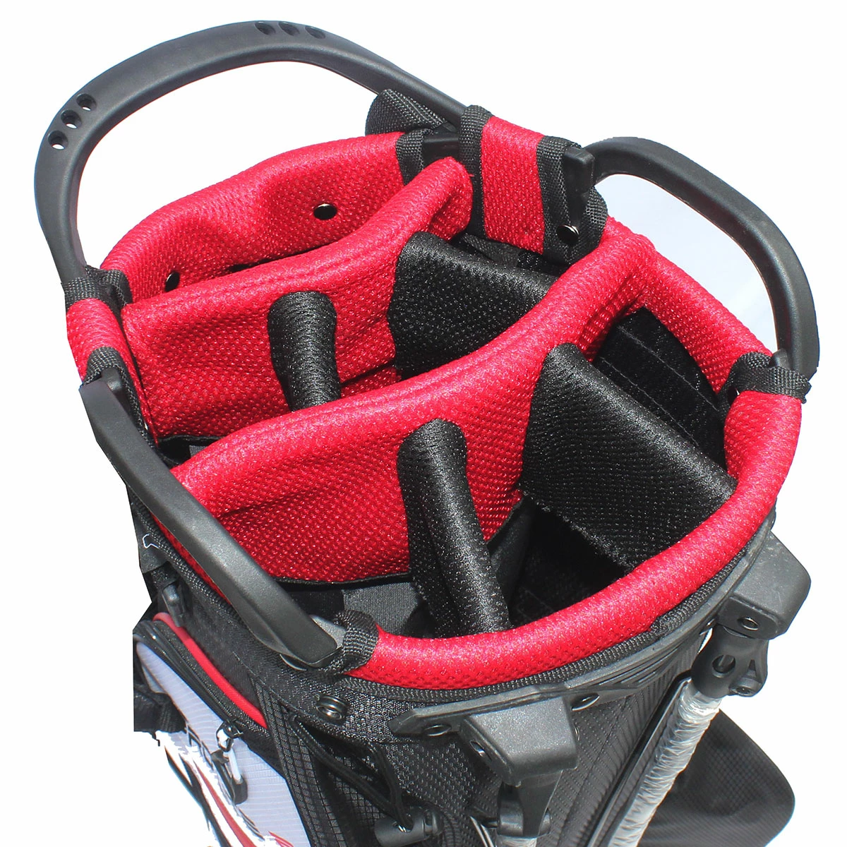 Benross Pro-lite 2 Stand Bag UNISEX ONE SIZE BLKWHTRED - Image 4