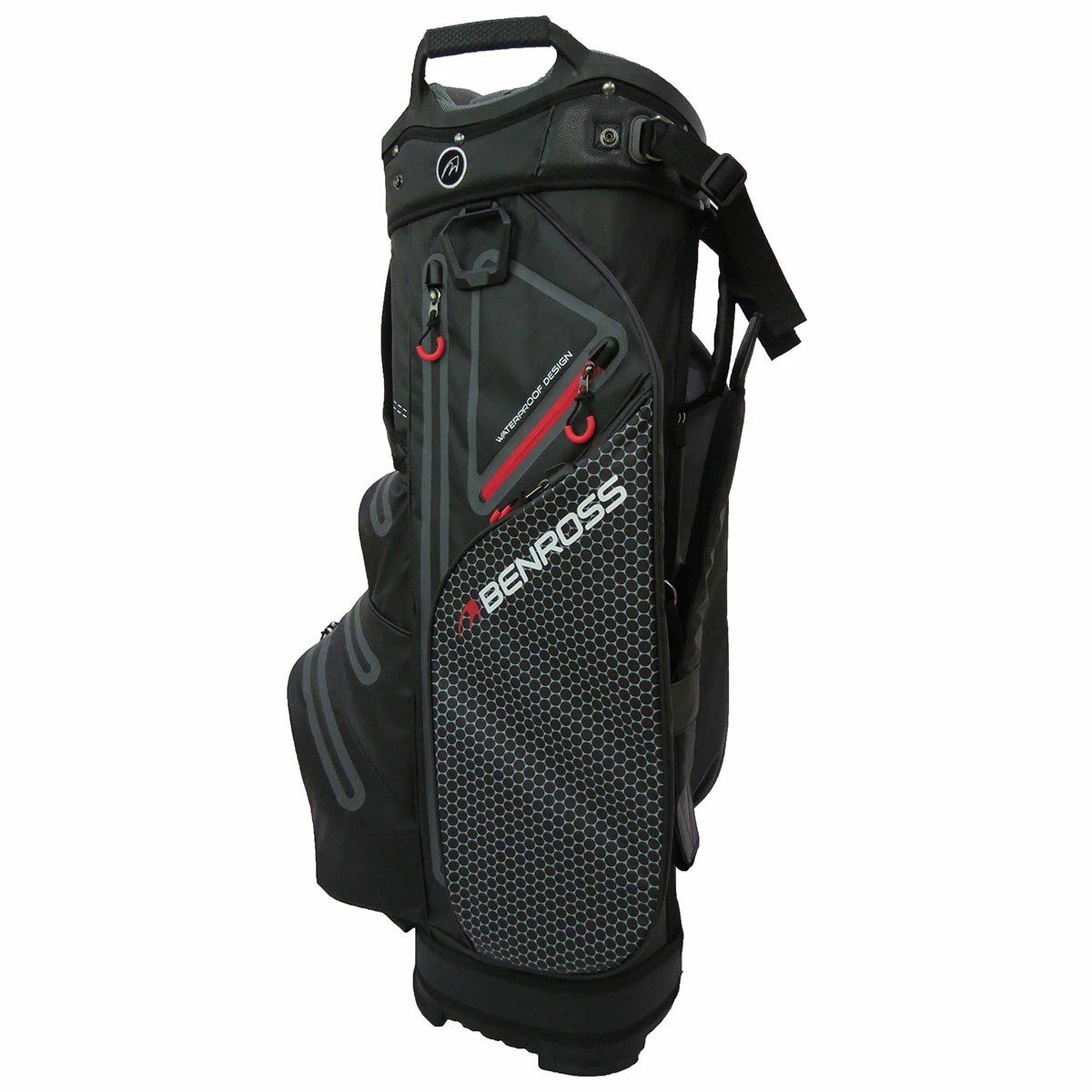 Benross Protec 2 WP Cart Bag UNISEX ONE SIZE BLK/GREY - Image 3