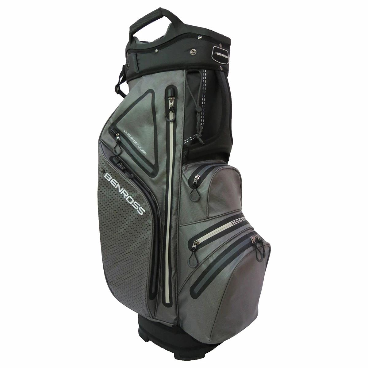 Benross Protec 2 WP Cart Bag UNISEX ONE SIZE GRY BLACK - Image 2