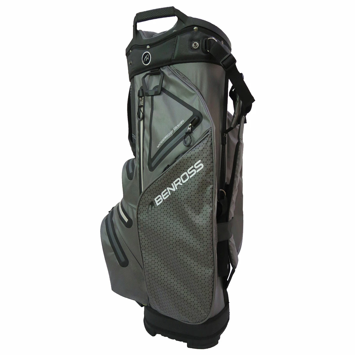 Benross Protec 2 WP Cart Bag UNISEX ONE SIZE GRY BLACK - Image 3
