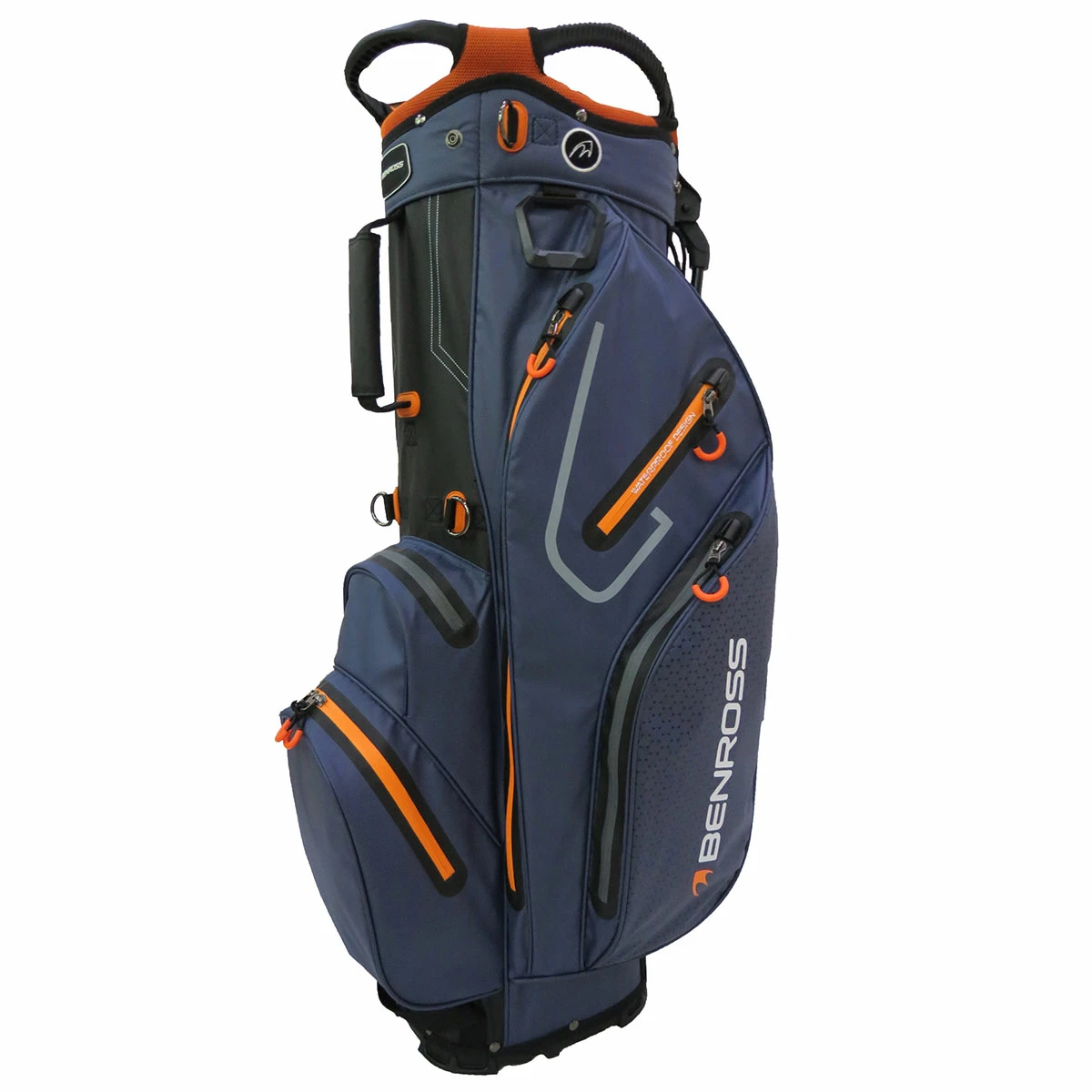 Benross Protec 2 WP Stand Bag UNISEX ONE SIZE NVYBLKORG - Image 3
