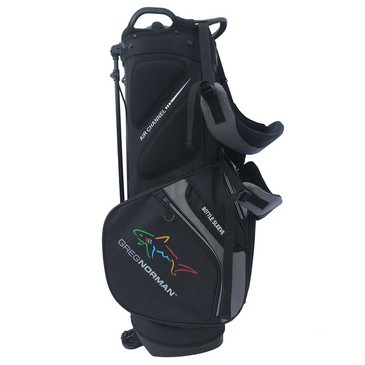 Greg Norman Stand Bag UNISEX ONE SIZE BLACKGREY - Image 4