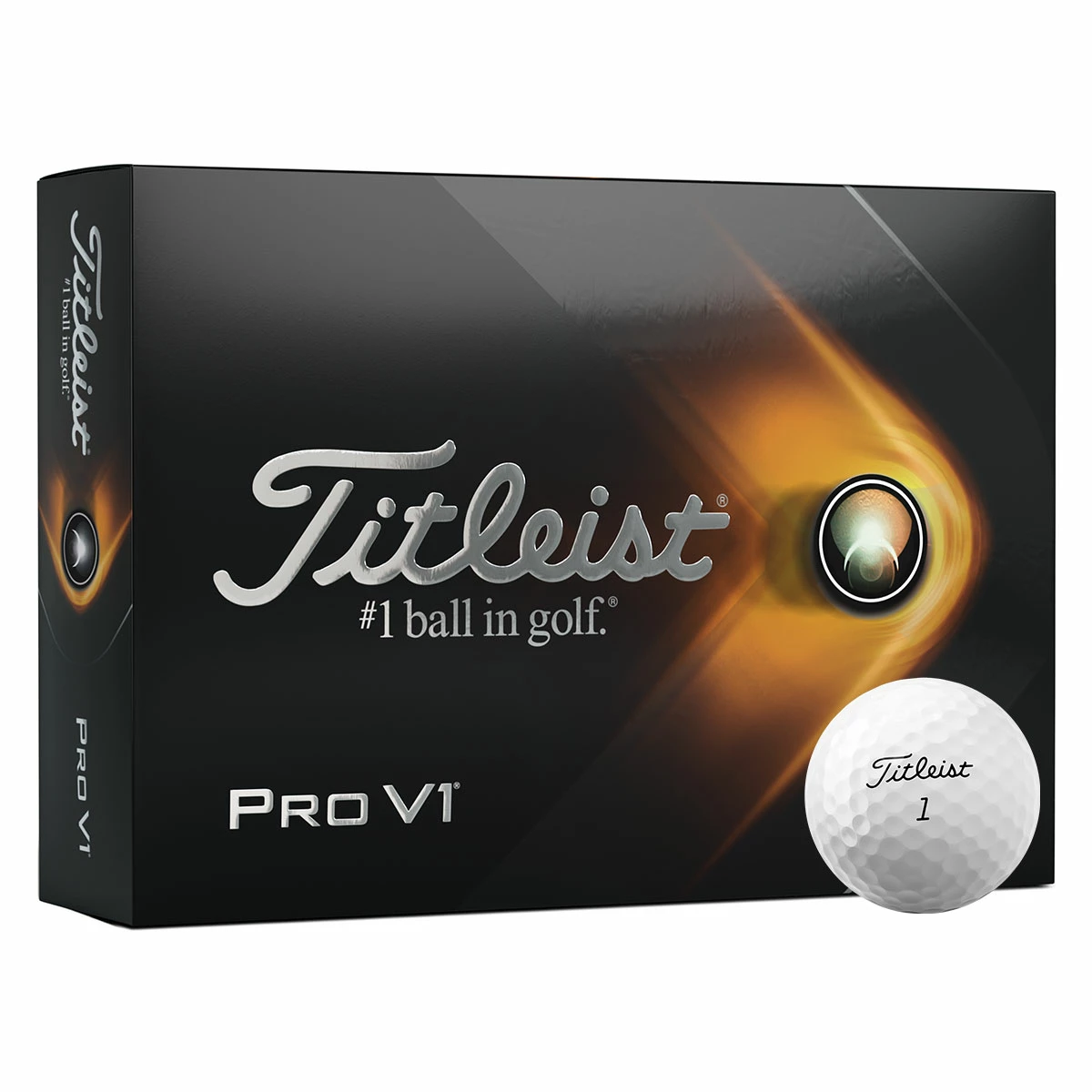 Titleist Pro V1 12 Ball Pack WHITE