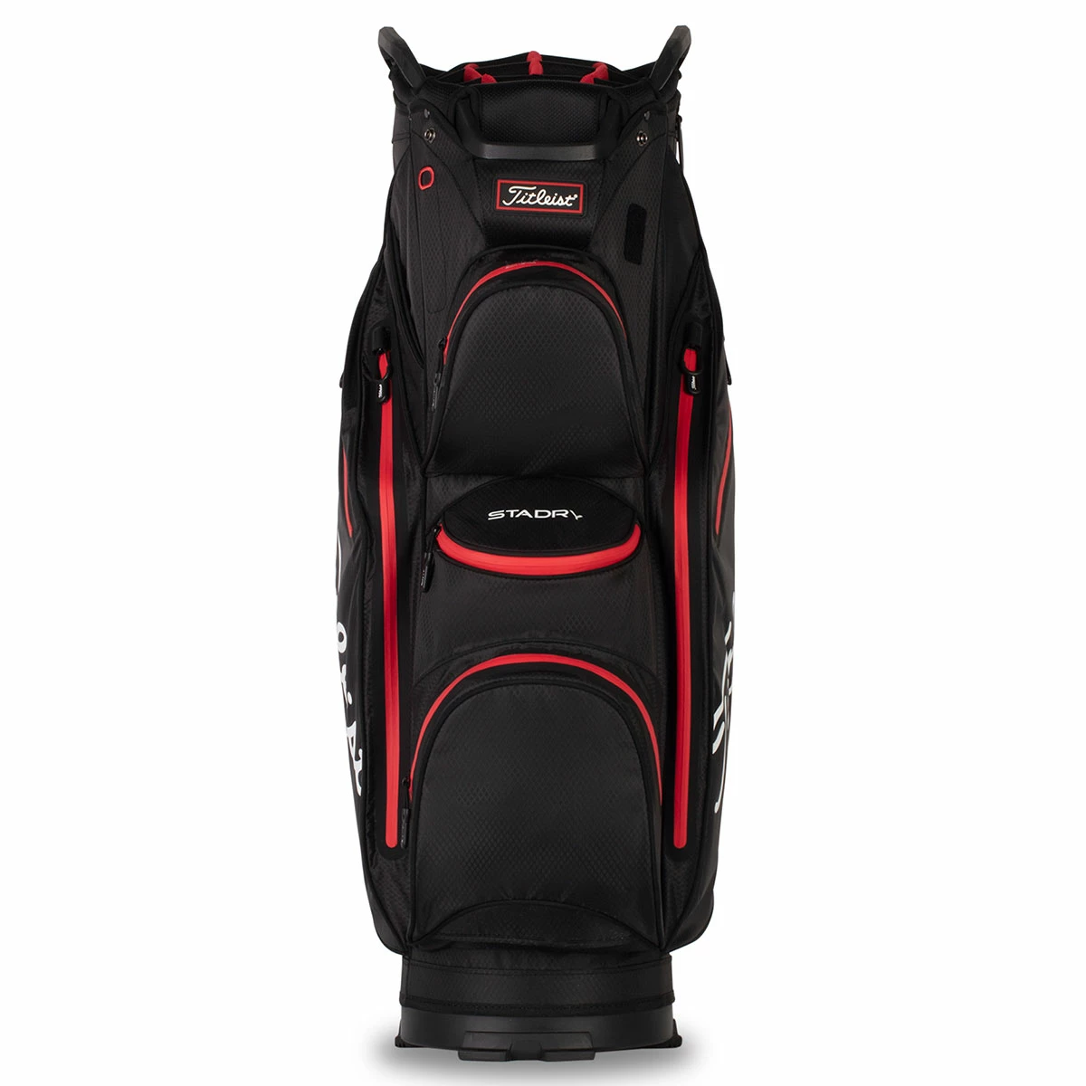 Titleist Stadry 14 Cart Bag UNISEX ONE SIZE BLK RED - Image 2