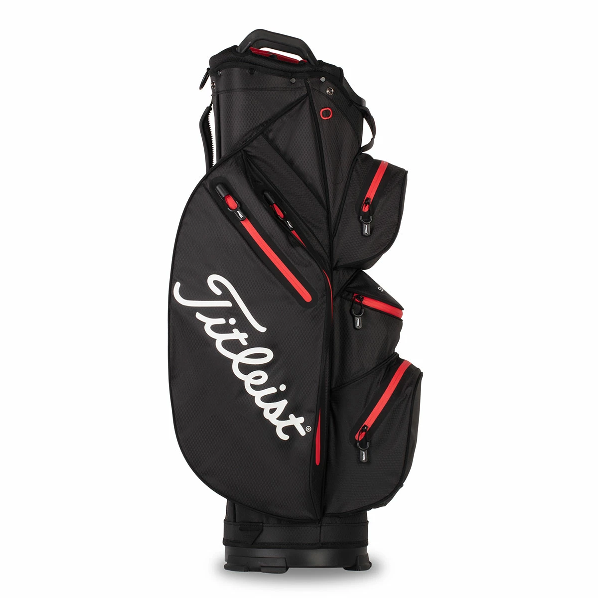 Titleist Stadry 14 Cart Bag UNISEX ONE SIZE BLK RED - Image 4