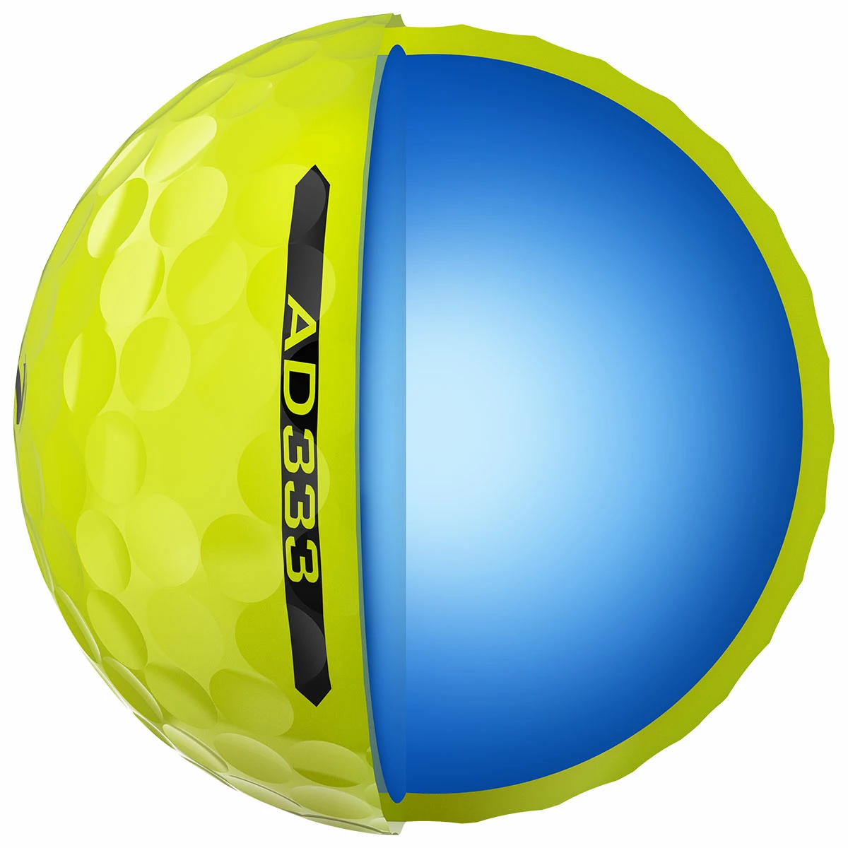 Srixon AD333 12 Ball Pack NEW YELLOW - Image 6