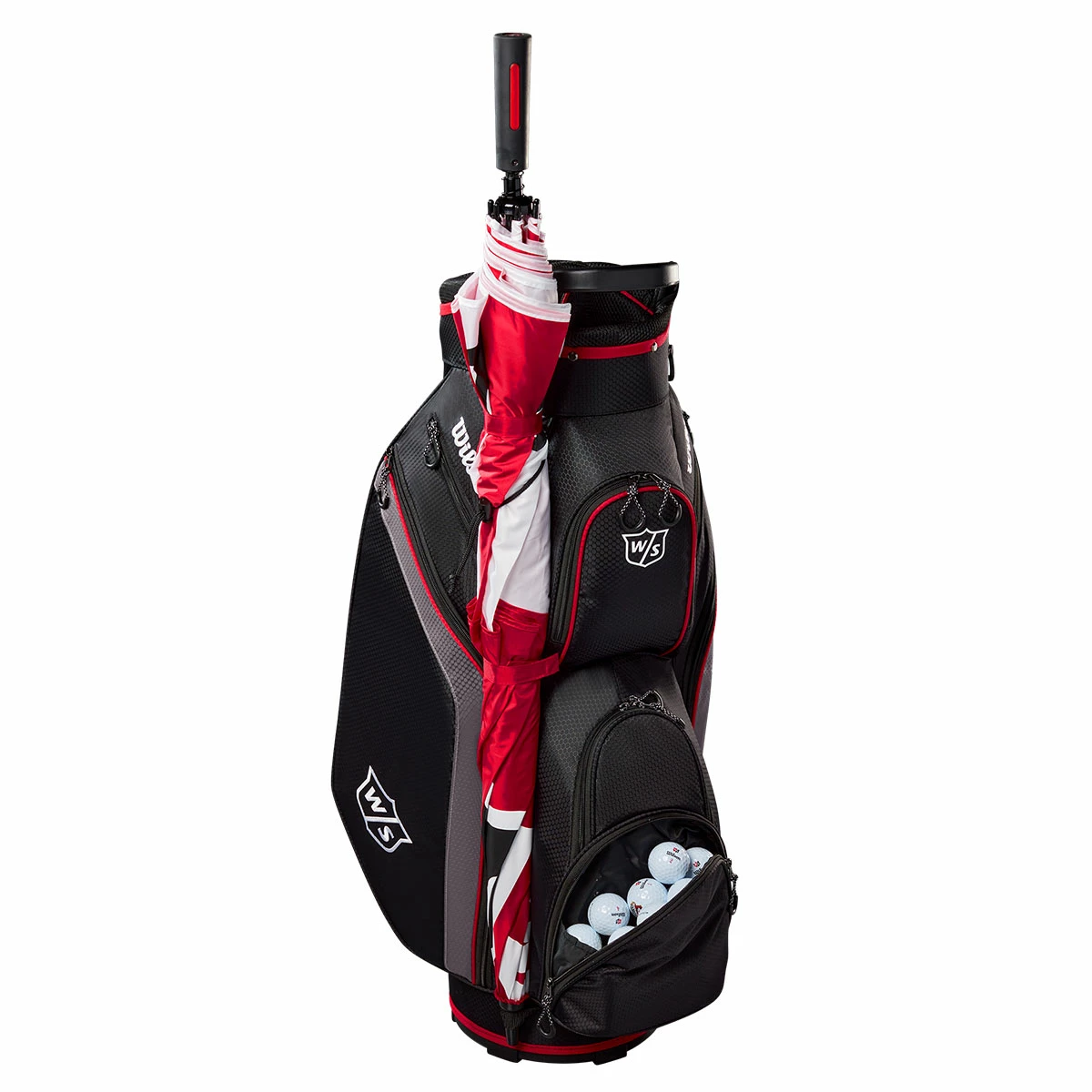 Wilson Staff Lite Cart Bag UNISEX ONE SIZE BKCHARRED - Image 6