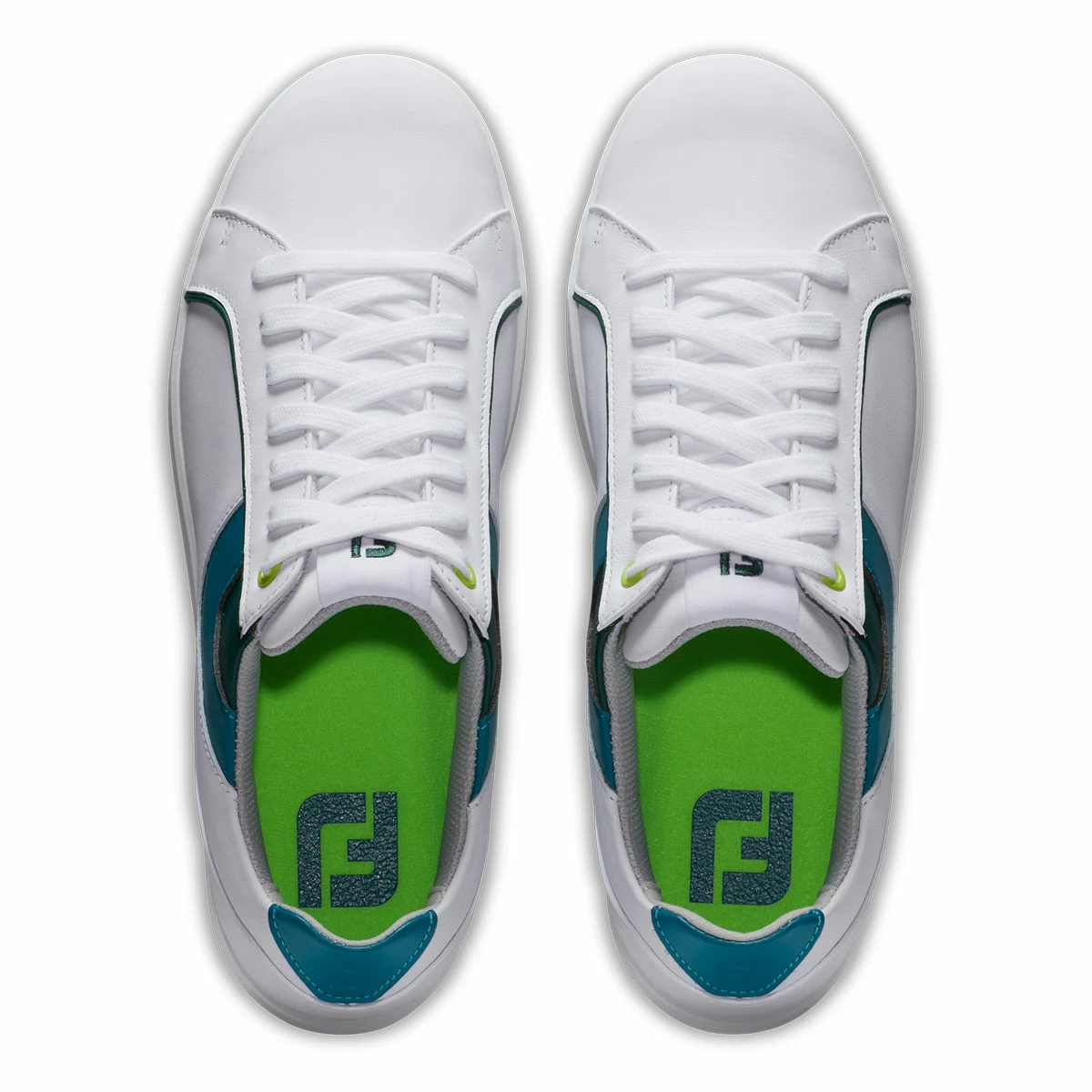 FootJoy FJ Links W22 ATHLETIC 4 MED WHTGRNBLU - Image 5