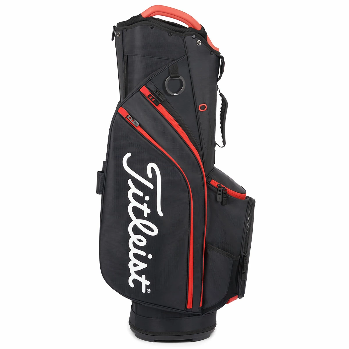 Titleist 14 Cart Bag BLACK BLACK RED - Image 2