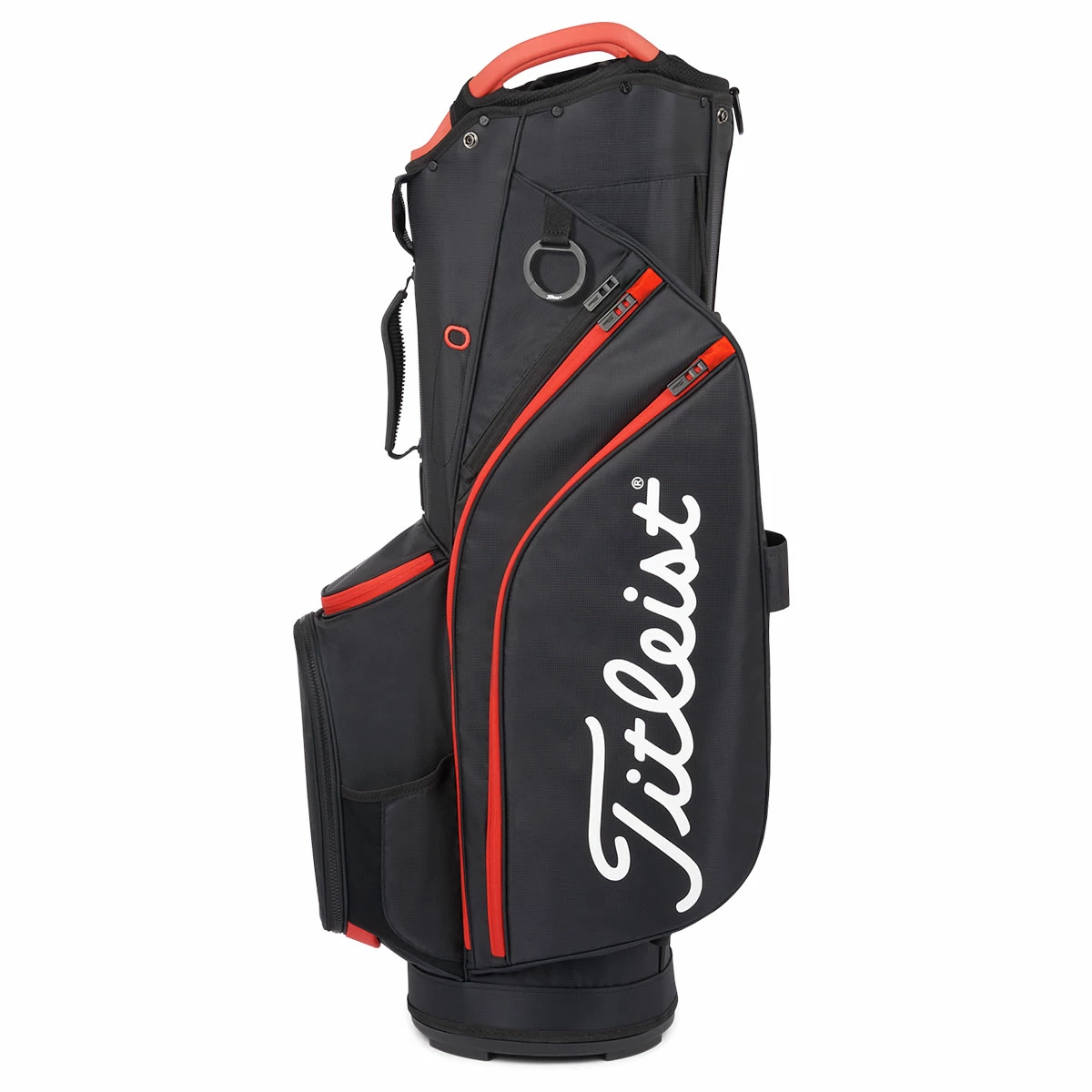 Titleist 14 Cart Bag BLACK BLACK RED - Image 5