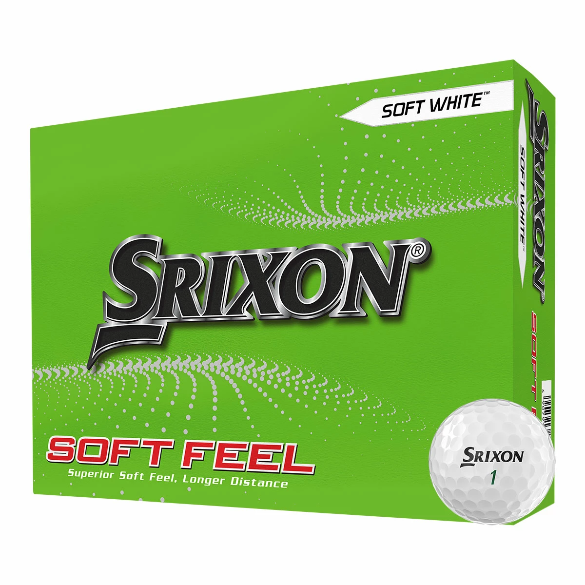 Srixon Soft Feel 12 Ball Pack WHITE
