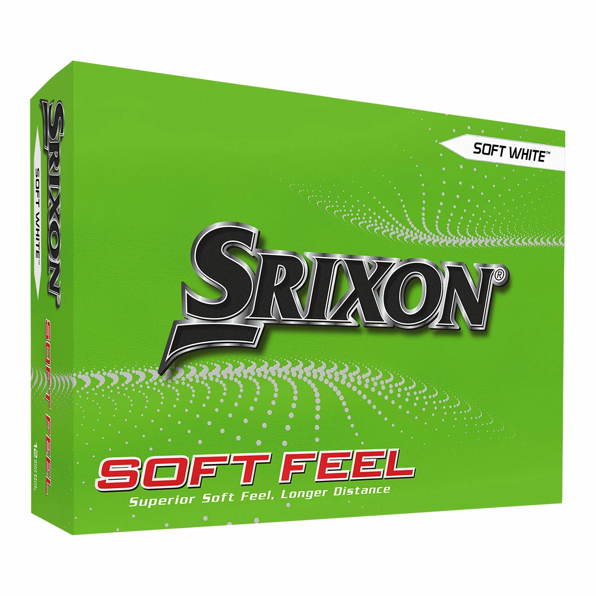 Srixon Soft Feel 12 Ball Pack WHITE - Image 2