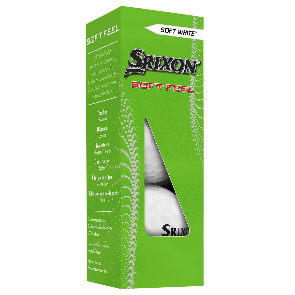 Srixon Soft Feel 12 Ball Pack WHITE - Image 4