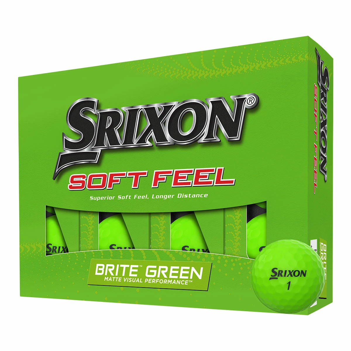 Srixon Soft Feel Brite 12 Pk BRITE GREEN