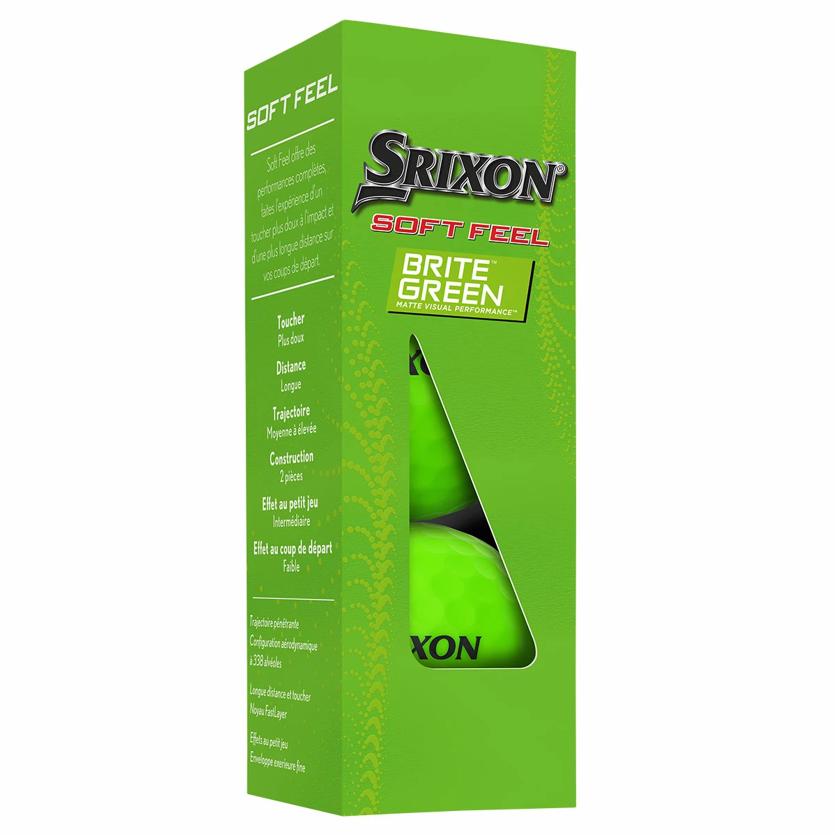 Srixon Soft Feel Brite 12 Pk BRITE GREEN - Image 4