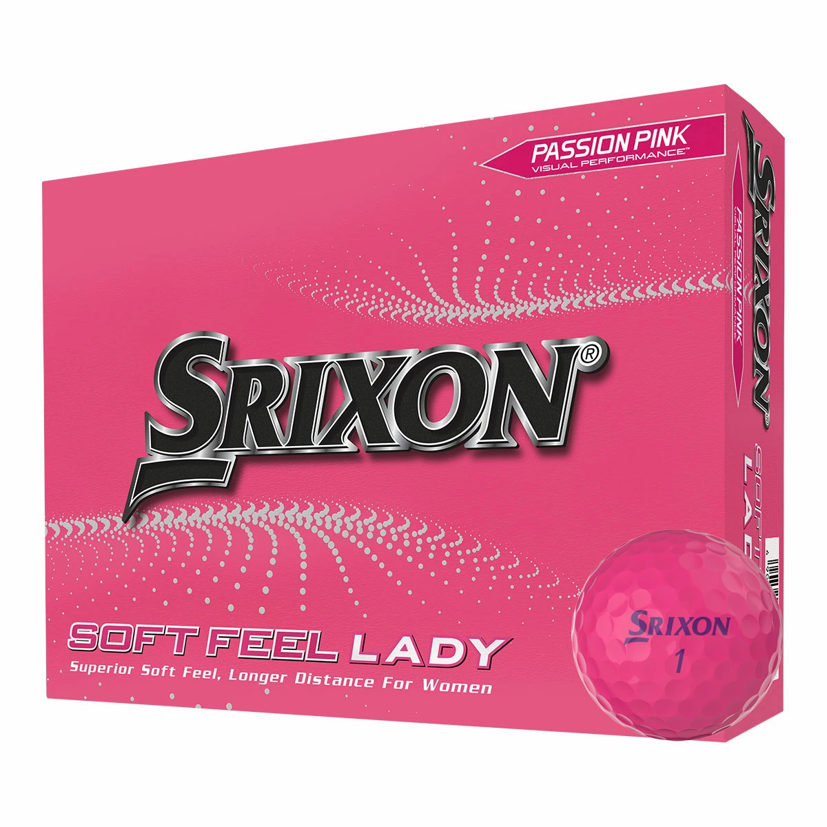 Srixon Soft Feel Ladies 12Pk PASSION PINK
