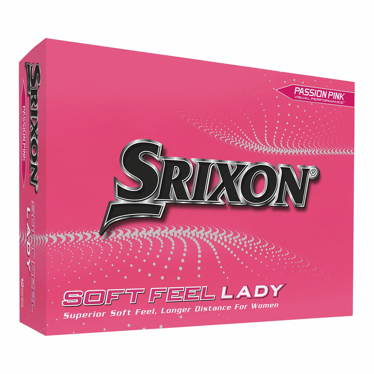 Srixon Soft Feel Ladies 12Pk PASSION PINK - Image 2