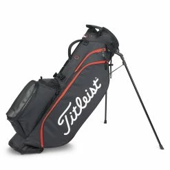 Titleist Players 4 Golf Stand Bag - Black/Black/Red